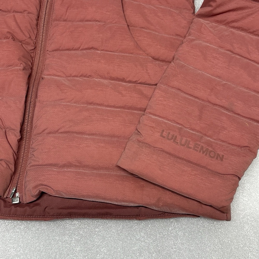 Lululemon Pack It Down Again Jacket 0 Burgandy 700 Down Packable Light No Hood - Picture 2 of 7